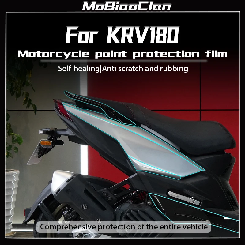 For KYMCO KRV180 KRV 180 Transparent Protective Film Waterproof Modification Parts For Invisible Motorcycle Clothing Accessories