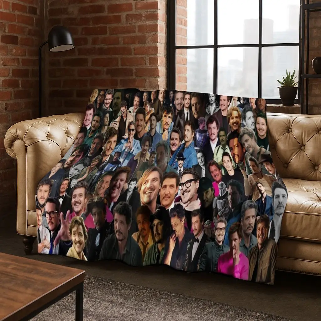 ثلاثية الأبعاد خوسيه بيدرو بالمسيدا باسكال ستار الفانيلا بطانية لينة بطانية دافئة لغرفة النوم غرفة المعيشة السرير السفر التخييم نزهة هدية