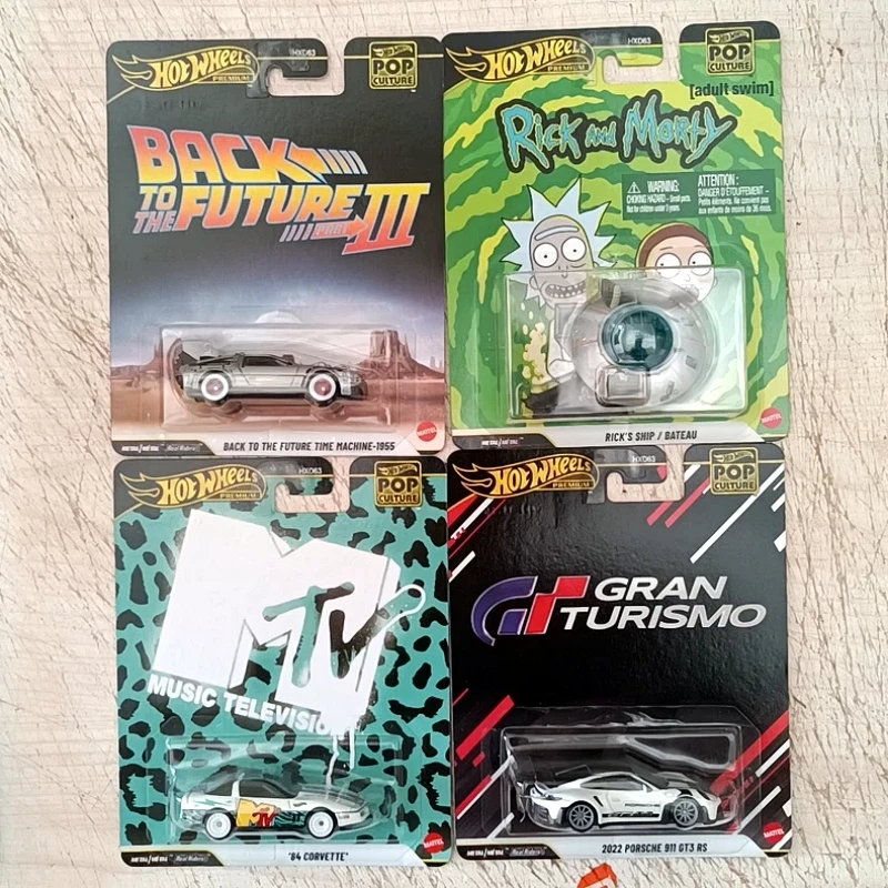 

Hot Sale Original Hot Wheels Hxd63 Premium Pop Culture 1:64 Diecast Car Movie Themed Desk Decor Gift For 1:64 Diecast Collectors