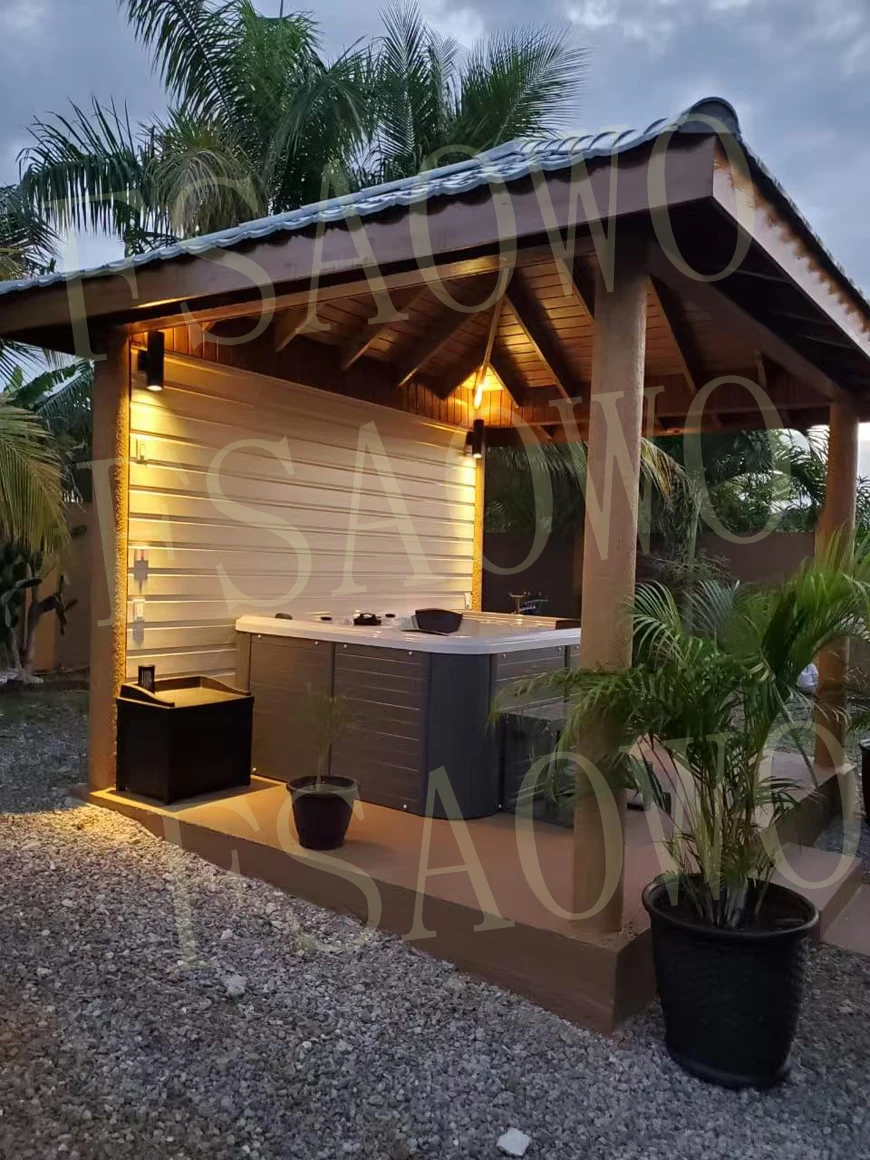 outdoor spa 4 person - acrylic swimming pool Surfing Jets for Backyard Garden Use   pool spa outdoor