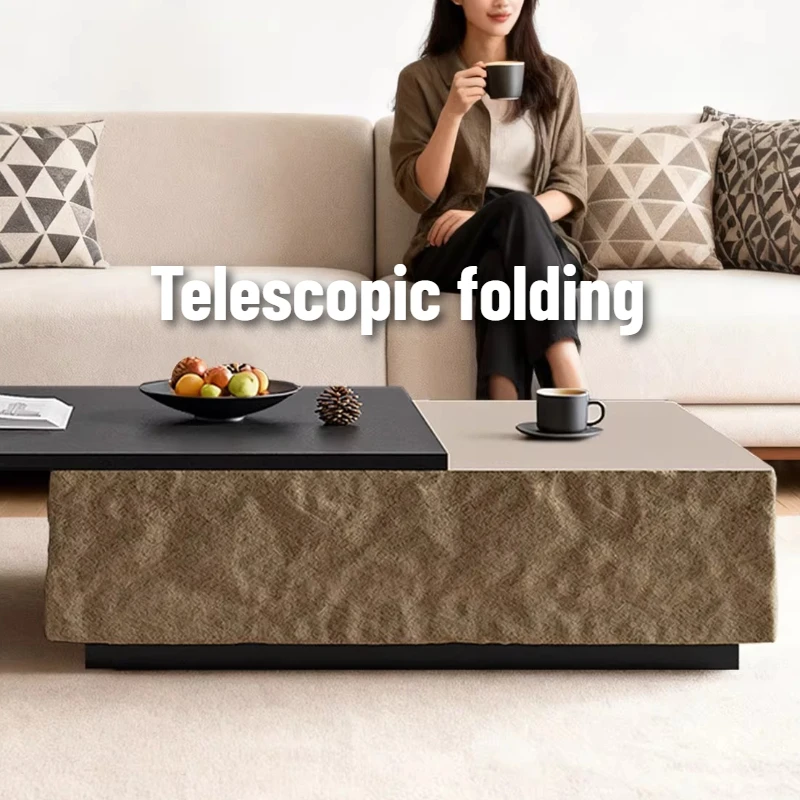 Induction Lamp Coffee Table Storage Fashion Living Room Center Sofa Side Table Nordic Design Interior Decor Items Furniture