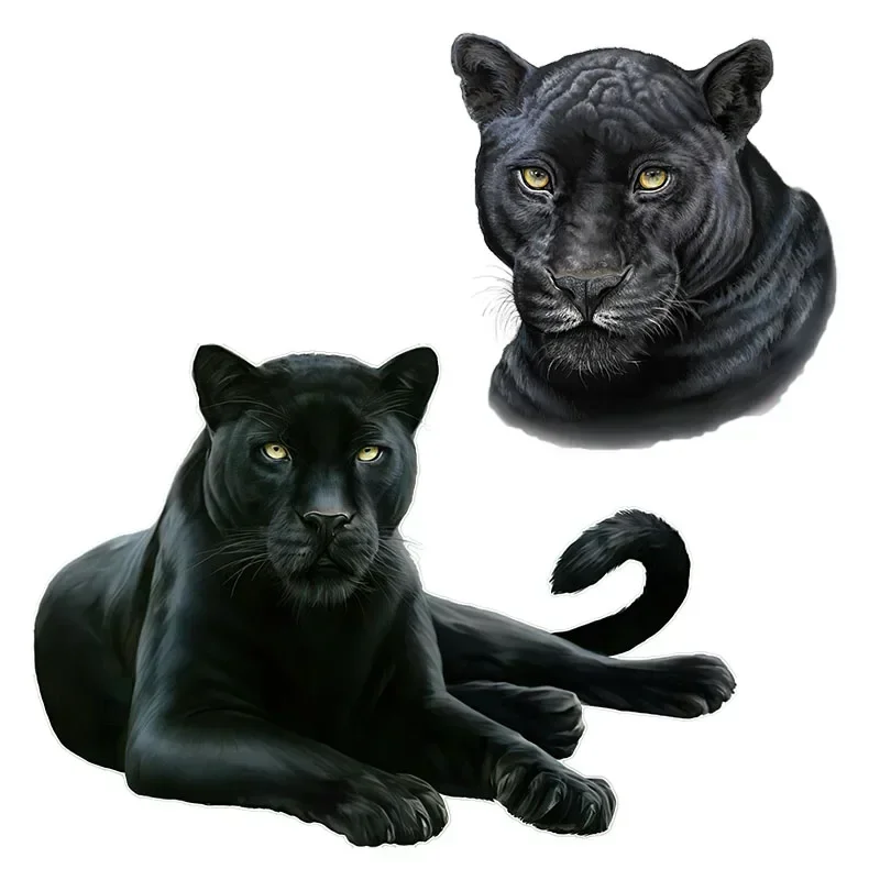 Adesivos de carro decoração decalques de motocicleta pantera legal acessórios decorativos protetor solar criativo à prova d'água pvc.
