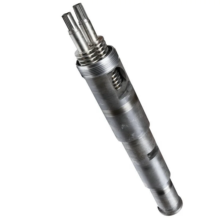 Customized Plastic Sheet Extruder Accessories PP Sheet Exhaust Type Extruder Screw Barrel