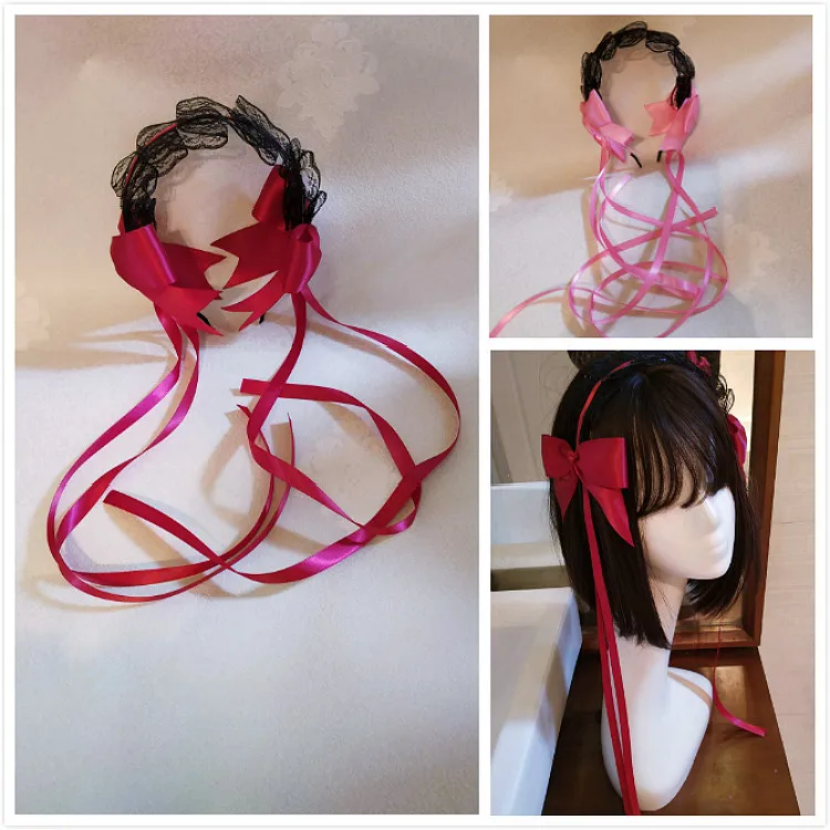 Sorella giapponese morbida Lolita laser lunga KC animazione carino fascia Cosplay orecchie Anime accessori Kawaii