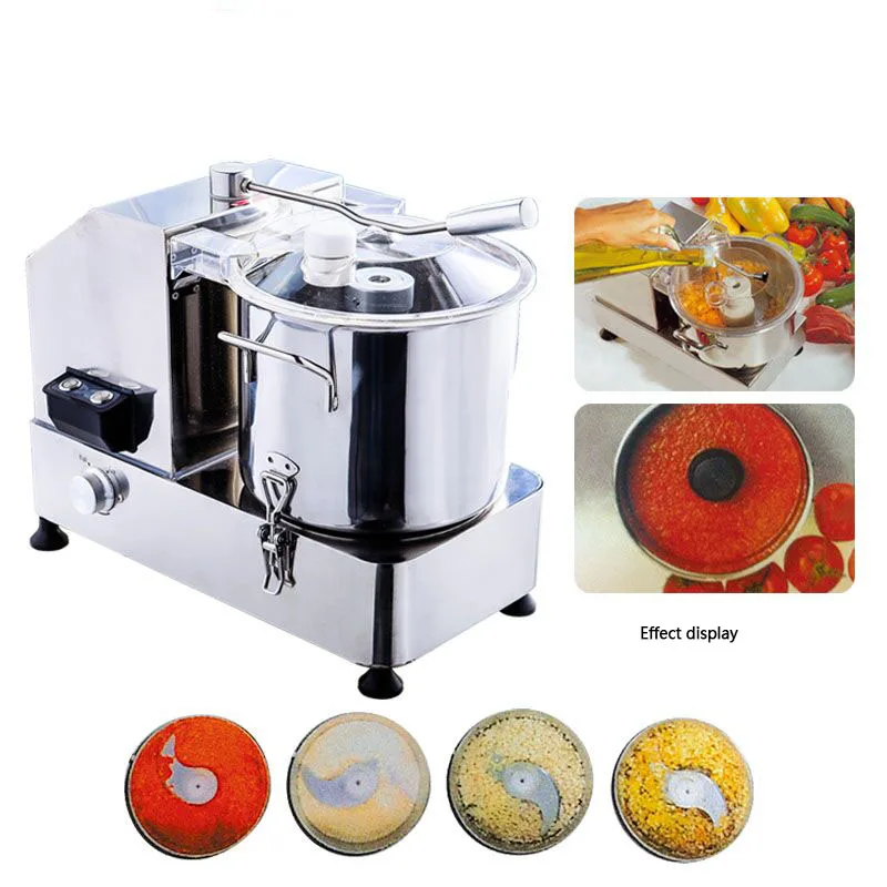 HR-6 750W Stainless steel 6/9L Capacity Electric Chopper Meat Grinder Mincer Food Processor Slicer Commercial meat grinder