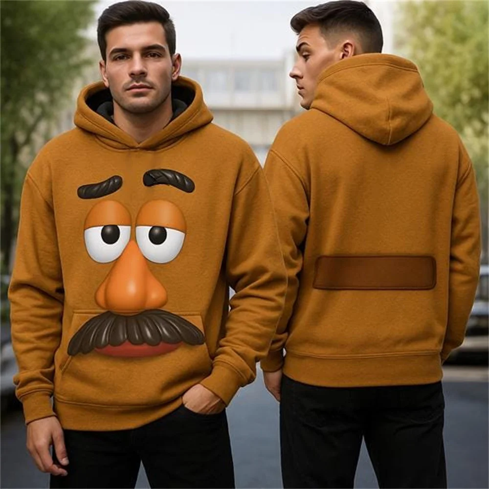 Sr. Moletom de Batata, Camiseta de Viagem da Disney, Suéter de Cosplay de Toy Story, Presentes de Fantasia de Halloween para Homens e Mulheres