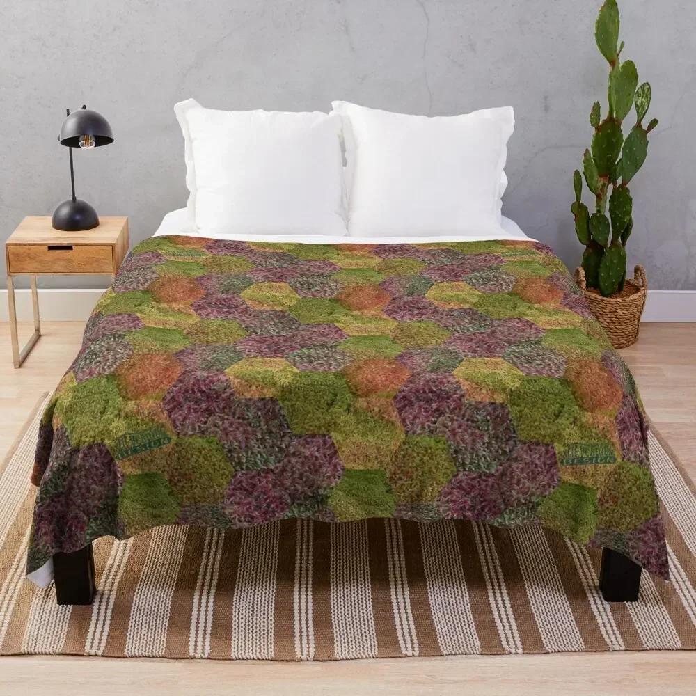 

Sphagnum Medley Throw Blanket Faux Fur Soft Warm Blanket for Bed