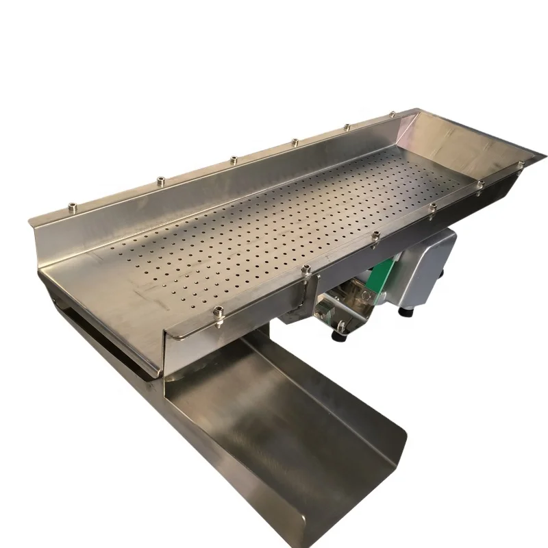 Alimentador Vibratorio de Malla de Acero Inoxidable 304 DSW Lineal, Nuevo, con Motor de Vibración, Componente Principal
