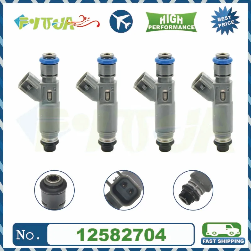 

4pcs Fuel injector 12582704 FJ718 12606110 2172291 Renovation fuel injector for CHEVROLET&PONTIAC COBALT / HHR / MALIBU / G4/5/6