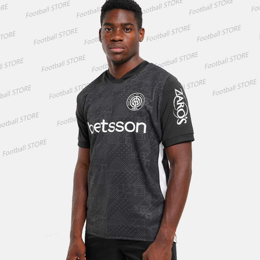 2025 كرة القدم اليونانية للرجال كرة القدم جيرسي جريليكا التجفيف السريع الفخارية رياضية OFI كريت جيرسي الكبار/طقم جيرسي للأطفال