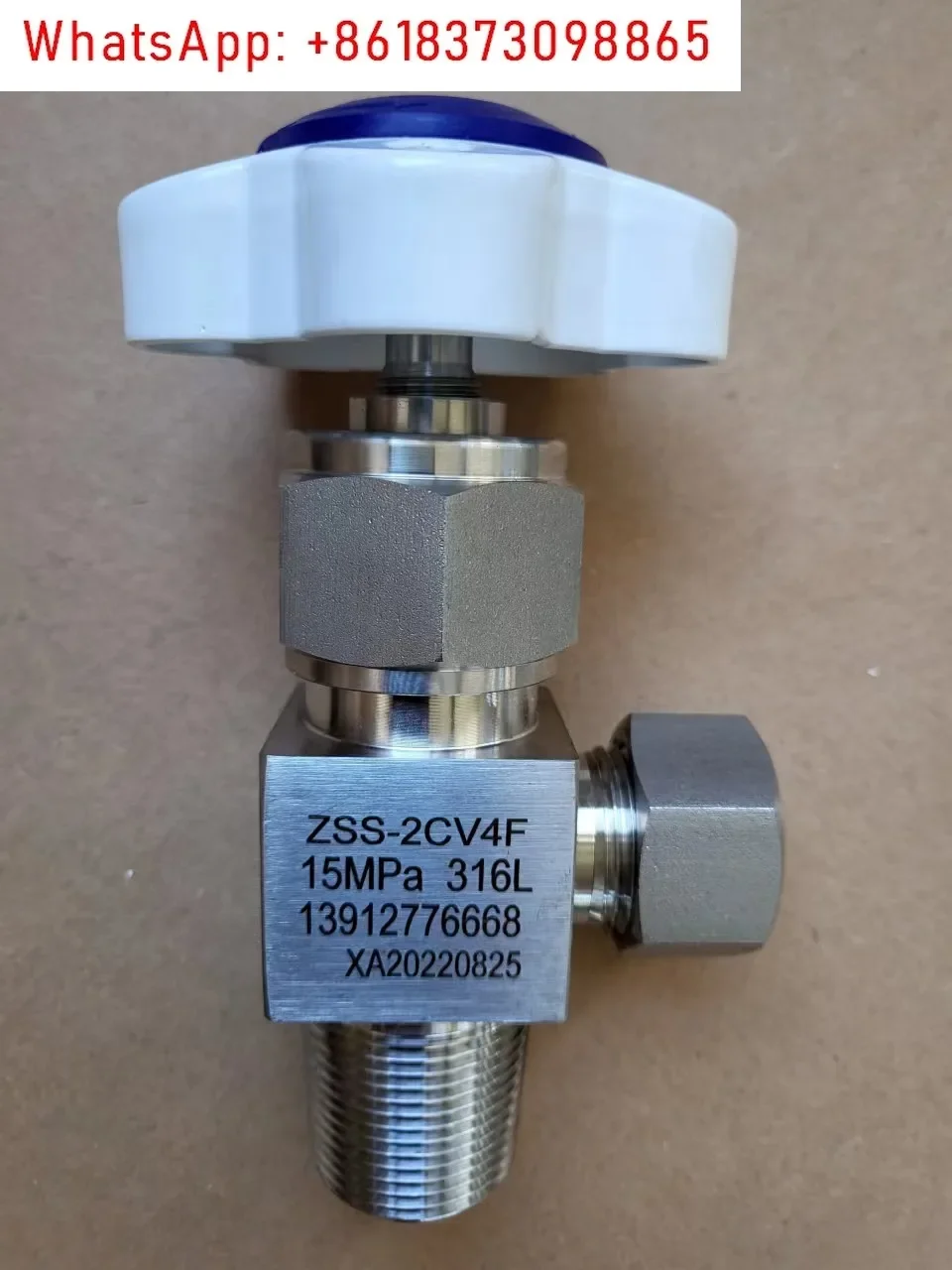 QF-21AQF-2A cylinder valve stainless steel diaphragm cylinder valve PZ19.2W21.8 needle cylinder valve