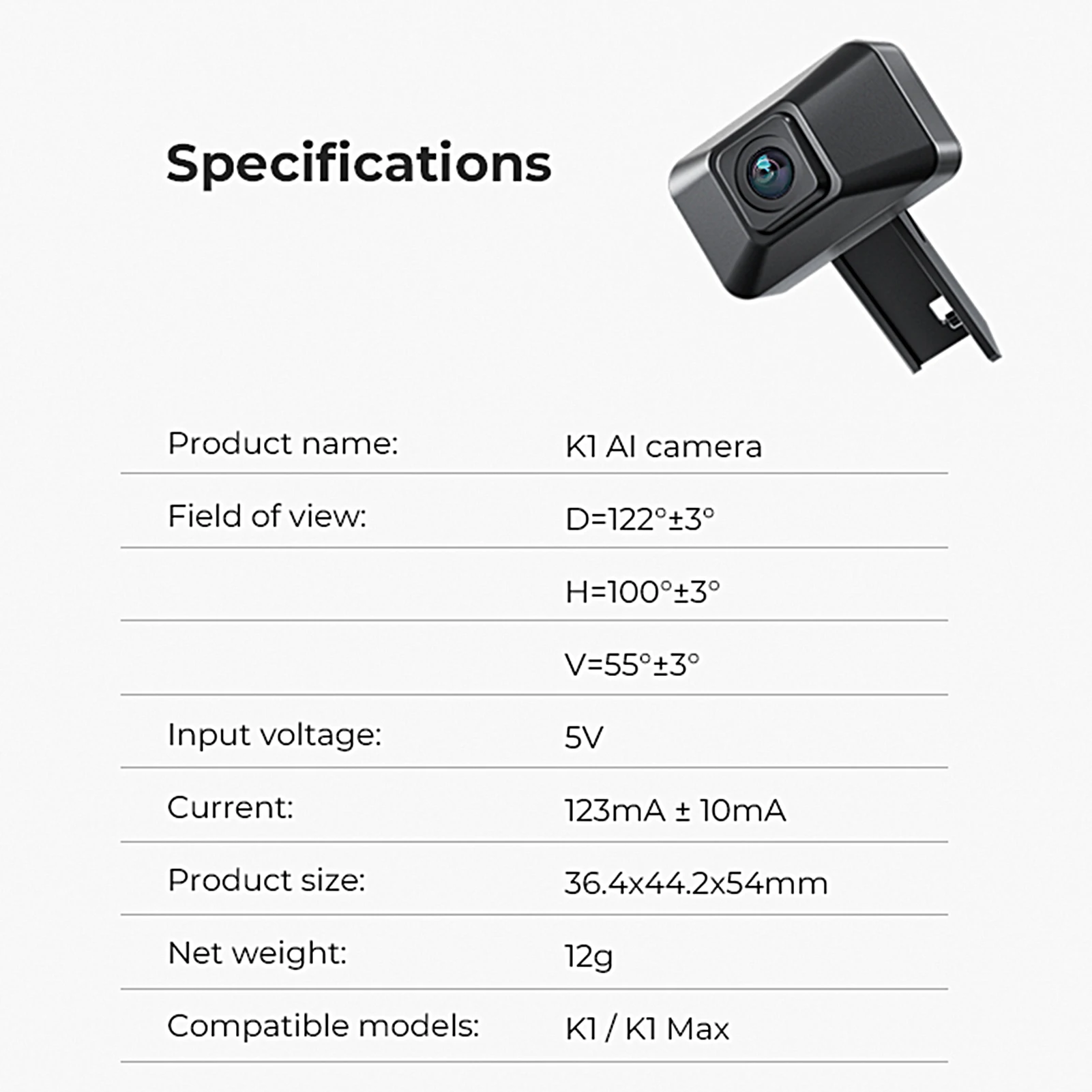 للتحكم في كاميرا Creality K1 AI، عرض ذكي في الوقت الحقيقي وتصوير بفاصل زمني عالي الجودة للطابعات ثلاثية الأبعاد K1/K1 Max/ K1C #6