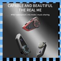 ABME Motorcycle Riding Helmet Bluetooth Headset Hard Label Built-In Intercom And Music Sharing Function Apply To Half Helmet