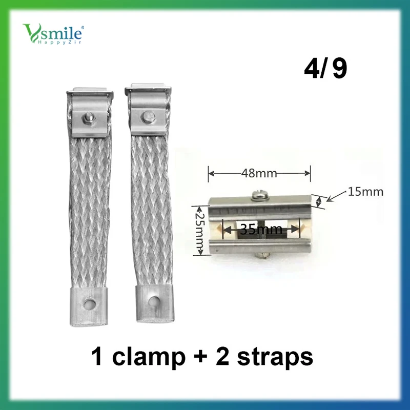 Dental Sintering Furnace Mosi2 Heating Element Combination Aluminium Strap Heater Clamp Holder For Resistance Connection