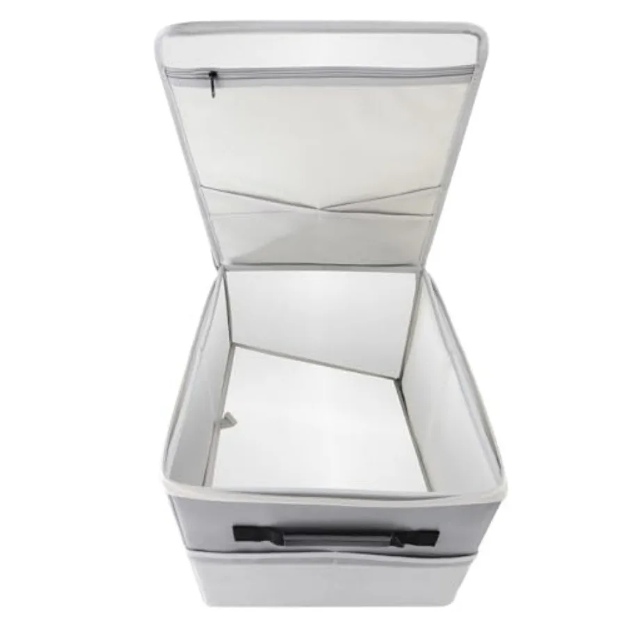 

Upgraded 5200°F Fireproof Document File Organizer Box, Fireproof Storage Filing Cabinet Box with Lock, Portable Office Safe for