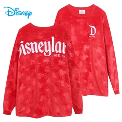 Disney Fleece Sweatshirt Women Casual Loose Pullover Tops O Neck Disneyland Mickey Mouse Jumper Oversized Unisex Streetwear