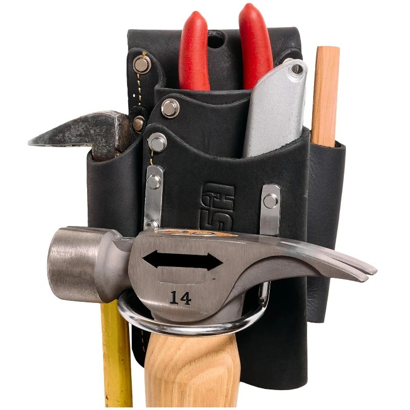 

Small Leather Kit - 5 in 1 Premium First Cowhide Kit with Steel Hammer Ring