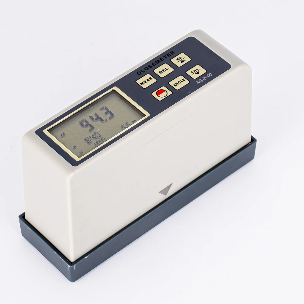 AG-2000 Gloss Meter 20 ° 60 ° 85 ° Digital Gloss Meter Paint Coating Marble Tile Paper Wood Metal Non-metal Surface Gloss Meter