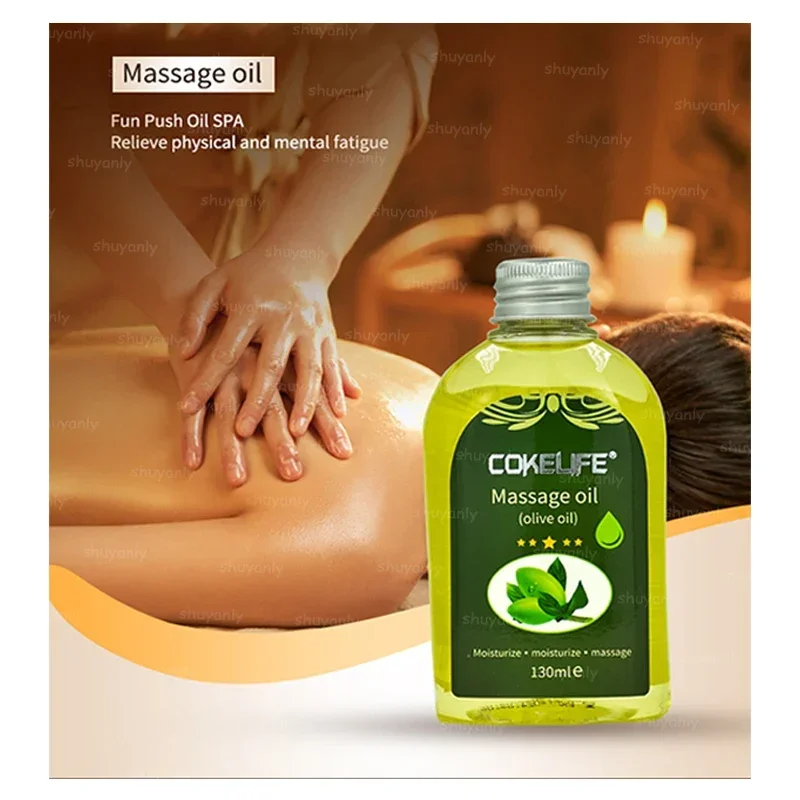 Sensual Massage Oil Natural Plant Ingredients Lubricant Massage Oil Soothing Relax Body Lubricant For Women Men 130ml