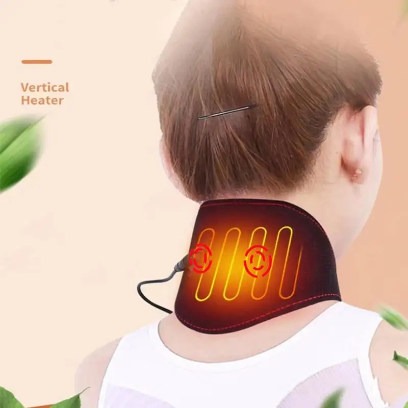 Electric Heating Pad Moist Winter Neck Shoulder Back Warmer Heating Pad Pain Relief Heat Therapy Neck Brace