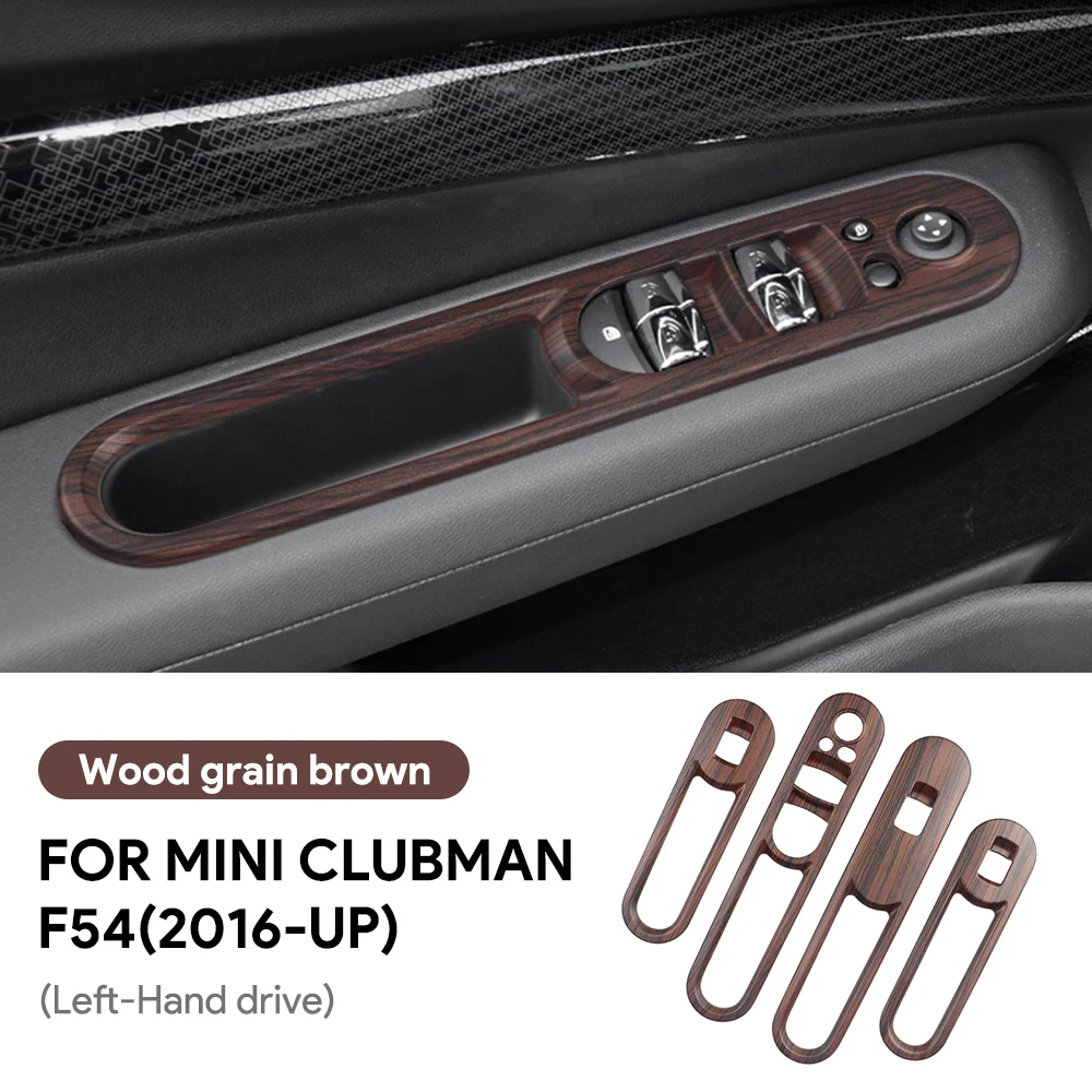 

Панель переключателя окна автомобиля для Mini Clubman F54 2016 2022 2023 2024, крышка рамы подъема, товары для BMW Mini F54 из АБС-пластика