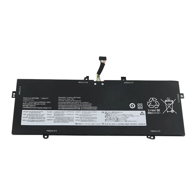 L19M4PF7 L19D4PF5 Laptop Battery for Lenovo Yoga 13S 2021 Yoga Slim 7 Carbon 13ITL5 Series SB10Z33893 7.72V 50Wh/6476mAh