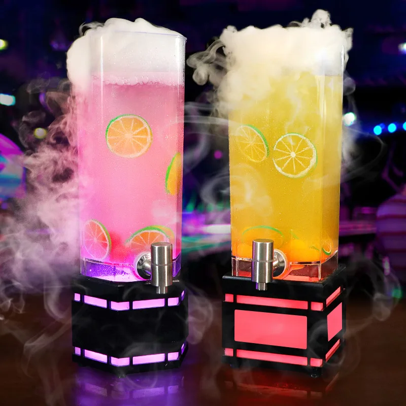 

Luminous Coke Barrel Wine Cannon KTV Restaurant Beverage Draft Beer Barrel Wine Bubble Commercial Thickened Anti-drop