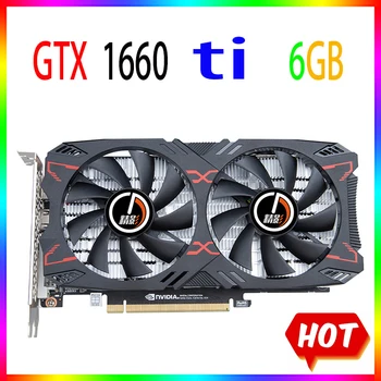 Gtx 1660 ti grafik kartı gpu gtx1660 süper 6gb orijinal video kartları oyun gtx 1660ti 6gb oyun grafik kartı rig