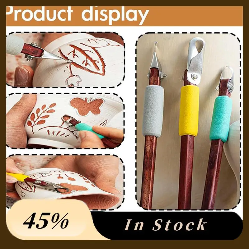 

A78K Новый набор инструментов для лепки керамики из глины, скребок для керамической глины, скребок для спелеологии, инструменты для моделирования, прочный синий