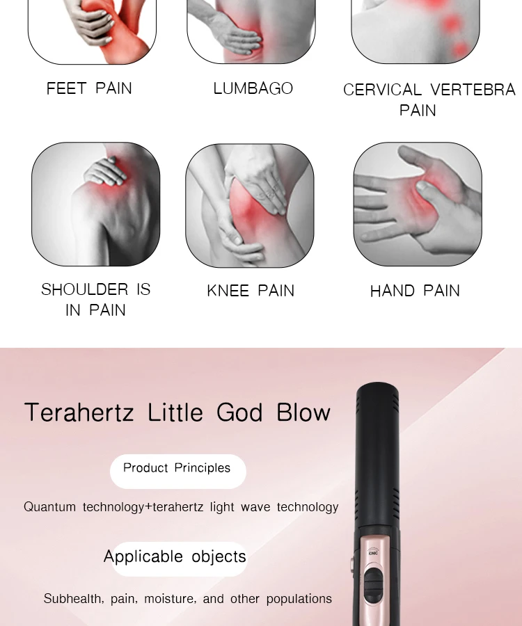 Perangkat Terapi Frekuensi Medan Magnet Tinggi Terahertz Terapi Gelombang Terapi Bantalan Pemanas Wanita