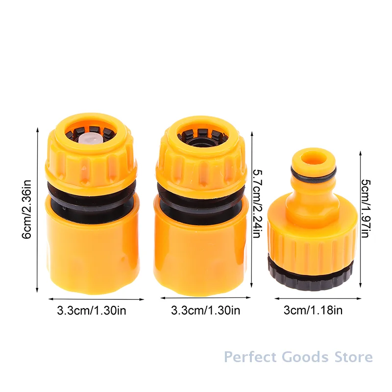 1Pc ABS Garden Hose Faucet Quick Connector 1/2 Inch Graden Hose Water Tap Threaded Connector Faucet Adapter For Irrigation