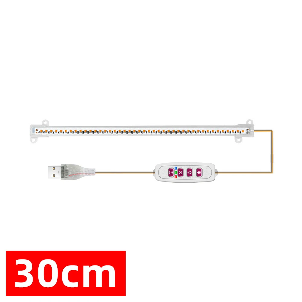 1/2/3/4Head Led Grow Light Strip Buis Kamerplant Usb Volledige Spectrum Phyto Lamp dimbare Timer Zaailingen Vegs Bloem Groeien Lamp
