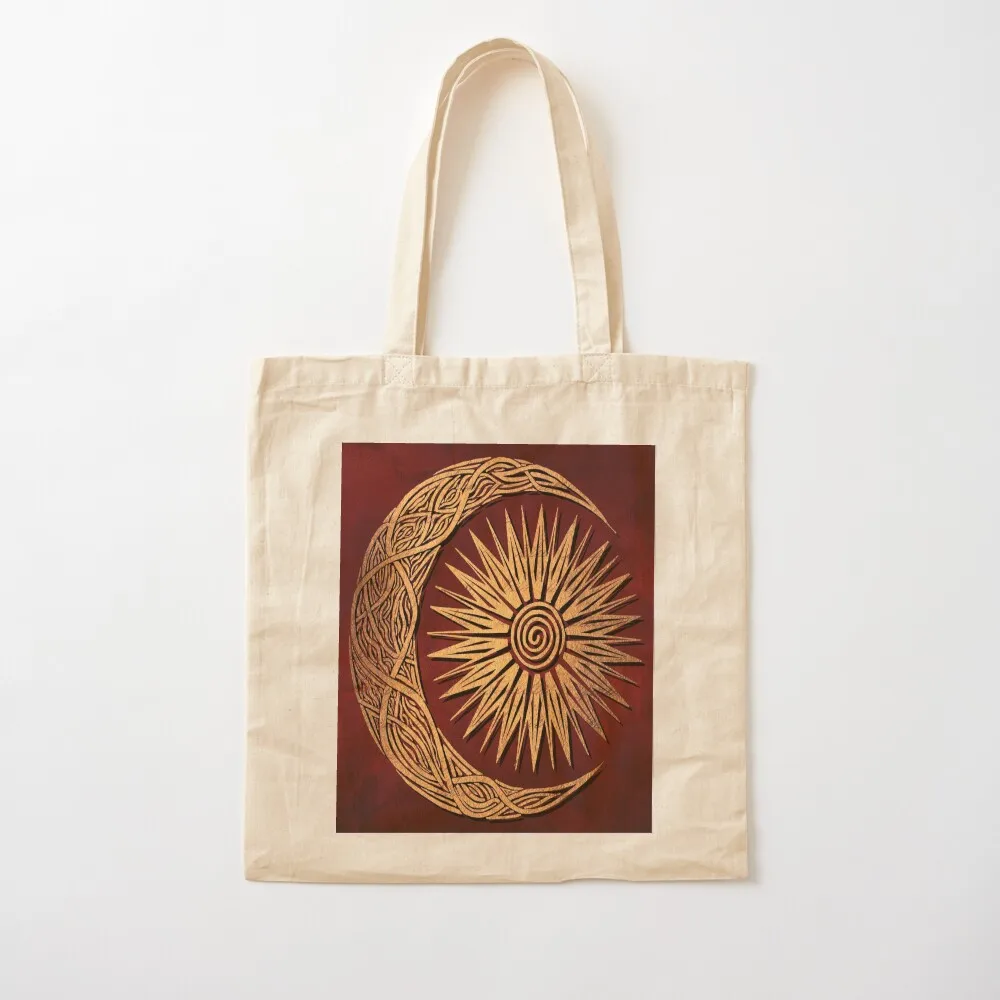 The Moon & The Sun Tote Bag حقيبة نسائية حقائب توصيل مجانية حقائب قماش حقيبة حمل