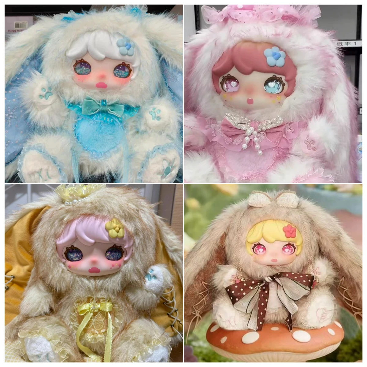 

LUXI Angel Bunny Series 700% Plush Blind Box Kawaii Anime Figure Dolls Healing Mystery Box Room Surprise Ornament Collect Gift