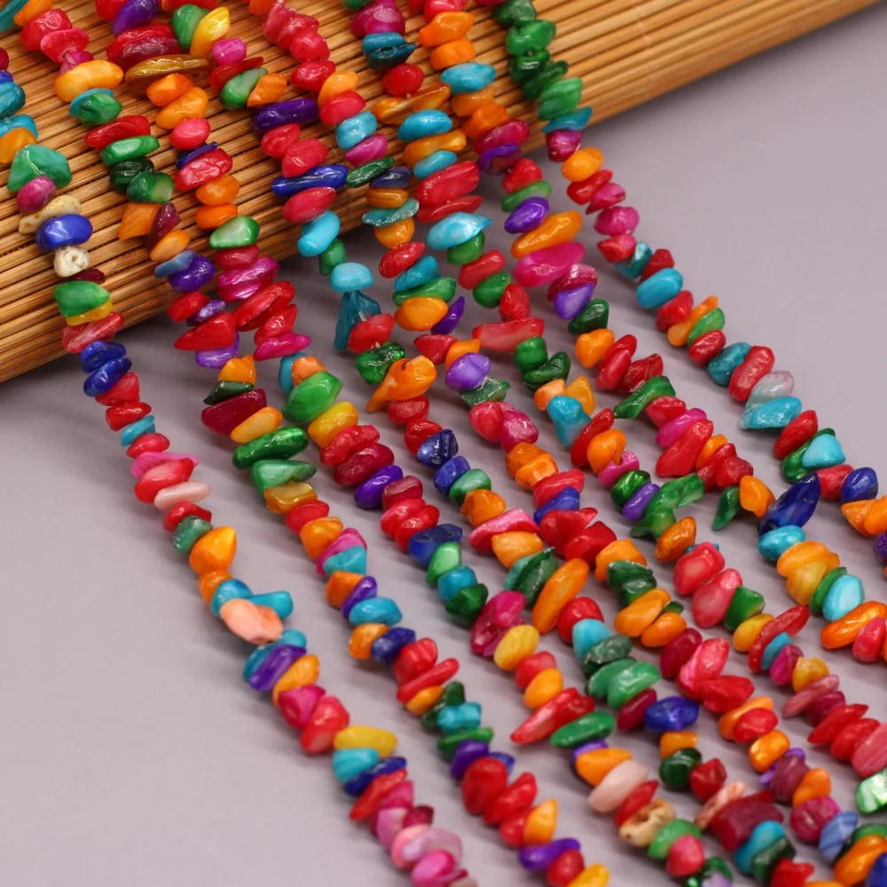 Natural stone Beads Mix-color  irregular shape crystal gravel  For Jewelry Making DIY Bracelet Necklace Accessories Evil Eye image 5