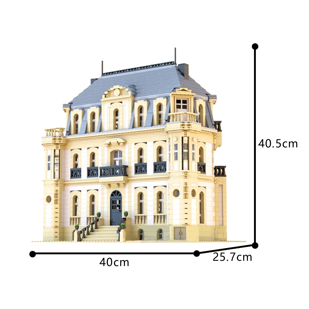 

MOC Chchterau Saint-Jean Chateau Bugatti Molsheim Bricks Модель Средневековый замок Fort Saint-Jean Строительные блоки