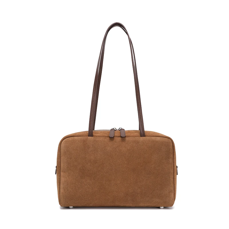 

Женская замшевая сумка на плечо из коровьей кожи, женская классическая повседневная сумка в стиле ретро из мягкой воловьей кожи, женская модная роскошная дизайнерская сумка, зимние сумки