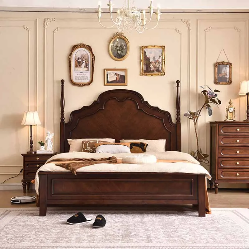 Lit double moderne avec tiroirs, banquette rembourrée, lit de luxe avec rangement, lit réglable en bois, Cama De Casal, meubles de chambre à coucher
