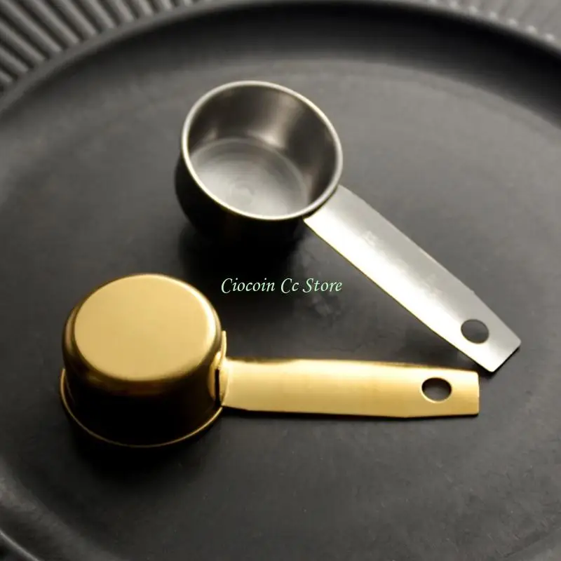 X90F Stainless Steel 30ml Scoops Measuring Spoon For Coffee And Preparation