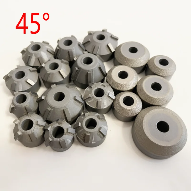 

45 Degree Angle Carbide Valve Reamer Valve Seat Cutter Grinding Wheel for Motorcycle Car Engine Valve Seat Repair Reamer Head