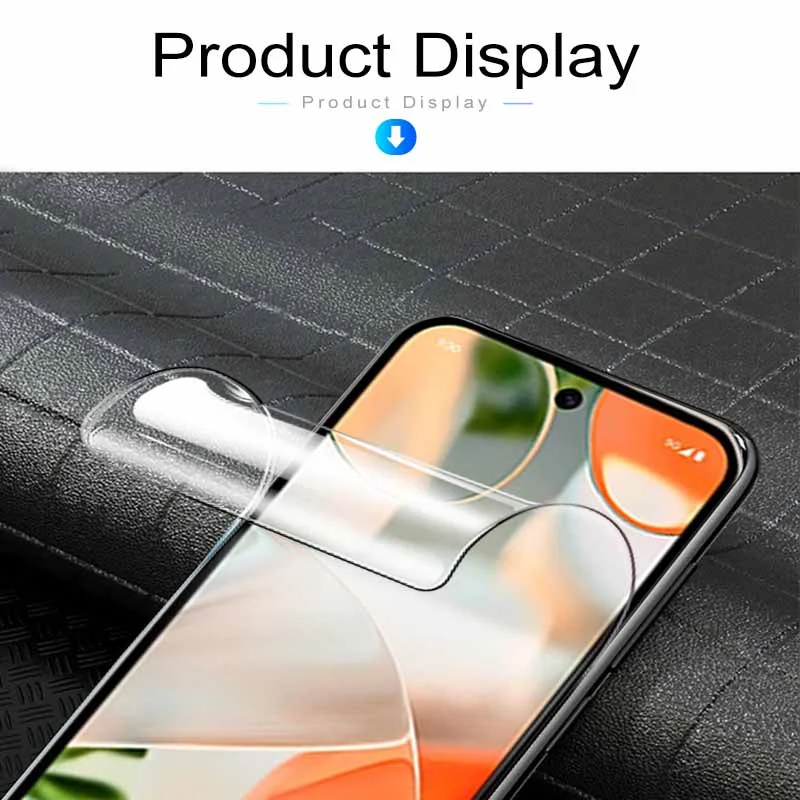 6in1 For Google Pixel 9 Pro XL 5G Camera Protector Glass 999D Curved Hydrogel Film Pixel9 Pixel9ProXL Pixle 9Pro Protection Film