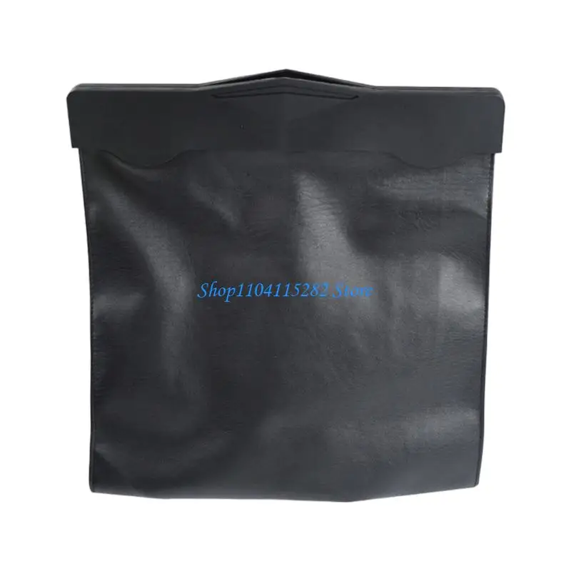 

PU Leather Vehicle Trash Container Hanging Magnet Storage Pocket Multipurpose Car Trash Bag Easy to Installation