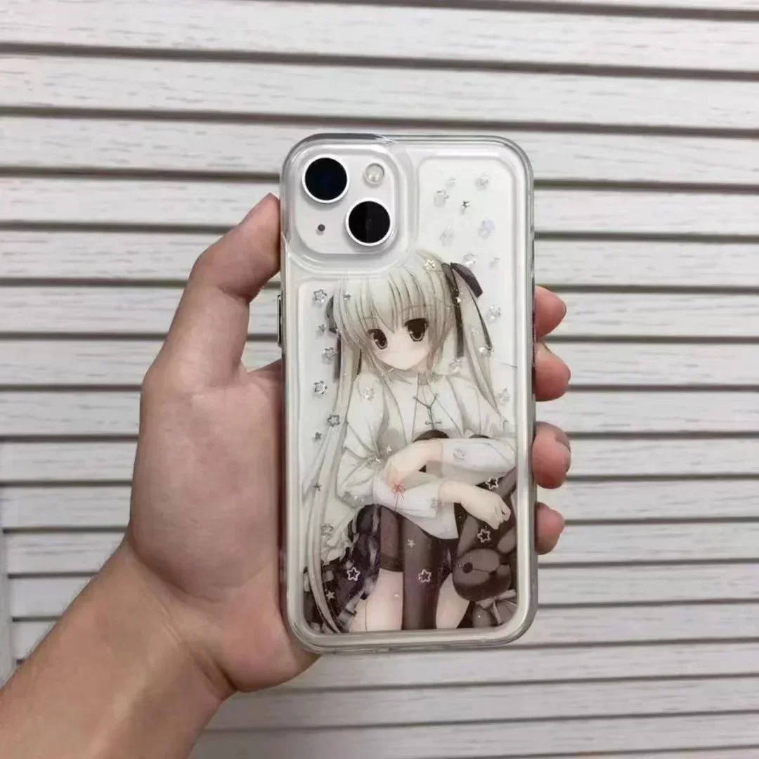 Own Brand Anime Girl Phone Case For Xiaomi Redmi Note 13 12 12C 11 10 10C 13C 10s 9 9s 9A 9T 9C Pro Max 4G 5G Transparent Cover