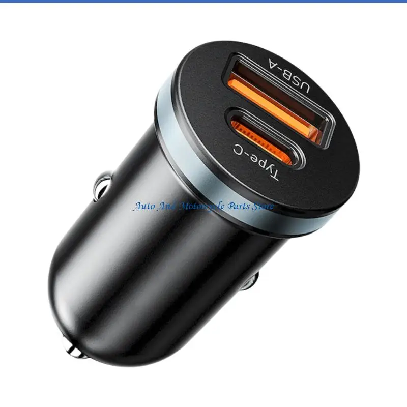 

P9FD High Powered 30W Double Car Power Adapter With Quick Technology For Smartphones Vehicles Laptop Devices