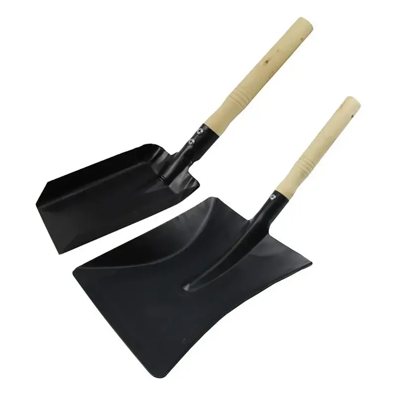 Planting Shovel Wooden Handle Heavy Duty Garden Digging Spade Ergonomic Garden Trowel Tool Hand Trowel for Soil Planting Seeder