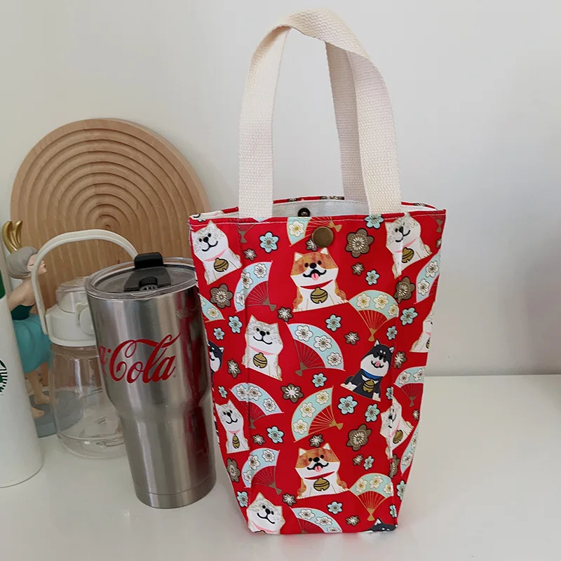 Portable Thermos Cup Covers, Portable Canvas Handbag, Water Bottle Sleeve, Reusable Water Bottle Carrier Bag, Bottle Accessories