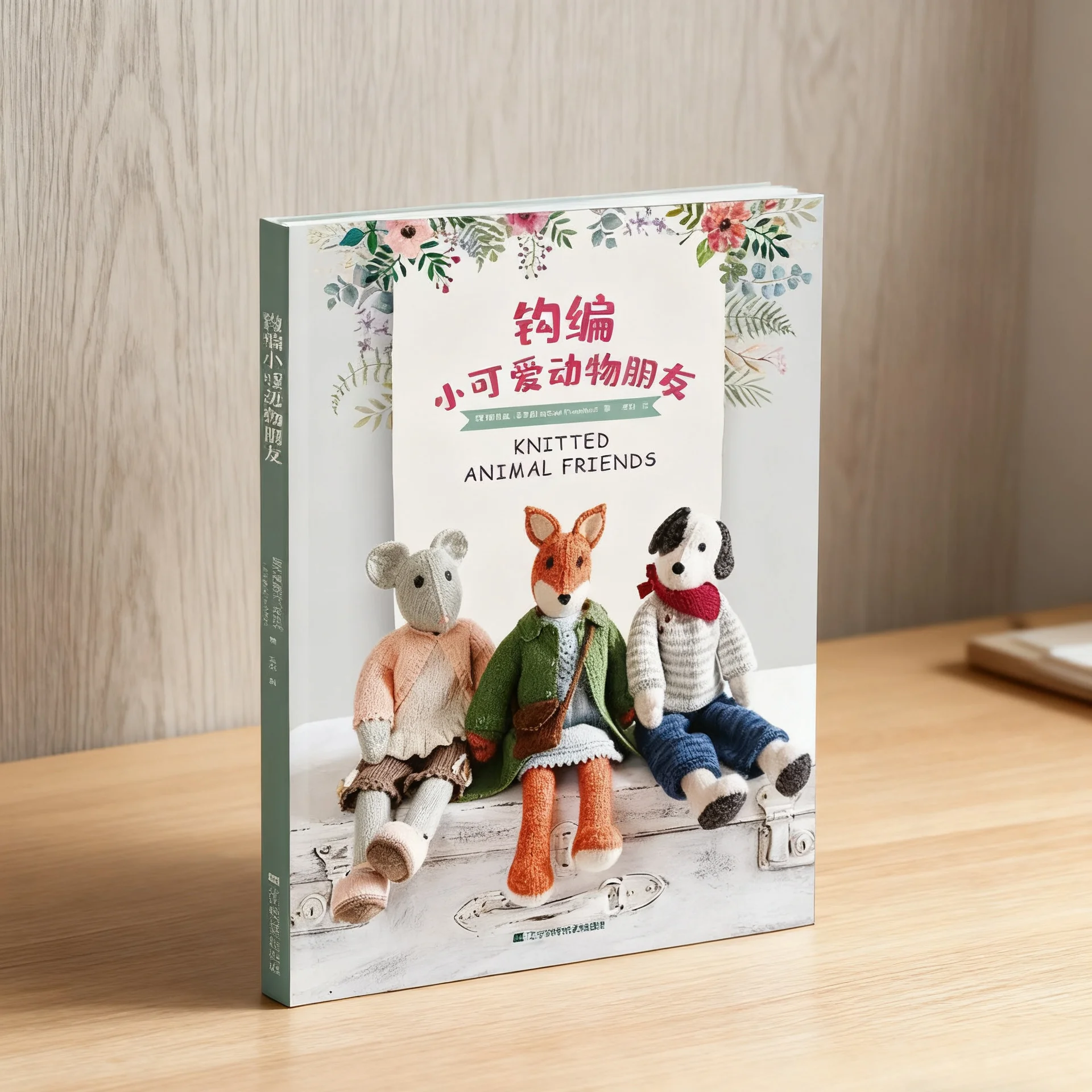 

Crochet knitted Little Cute Animal Friends book