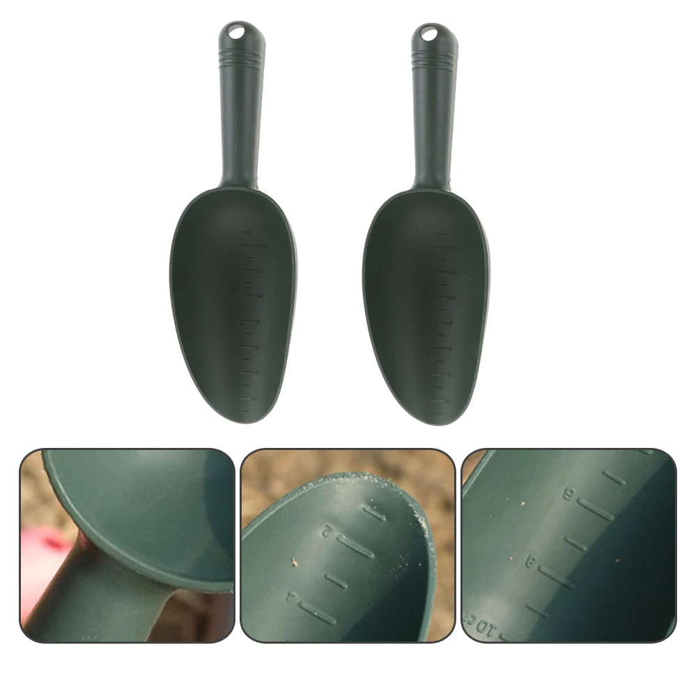 2 قطعة مجرفة التربة خفيفة الوزن معاول حديقة بلاستيكية لزراعة زرع إزالة الأعشاب الضارة حديقة في الشرفة أداة حمام سباحة الرمال