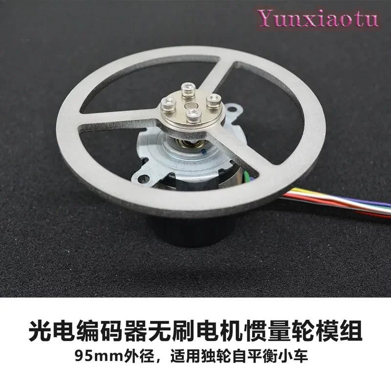 Inertia Flywheel Assembly Momentum Wheel Module, for Self-Balancing Robot Trolley