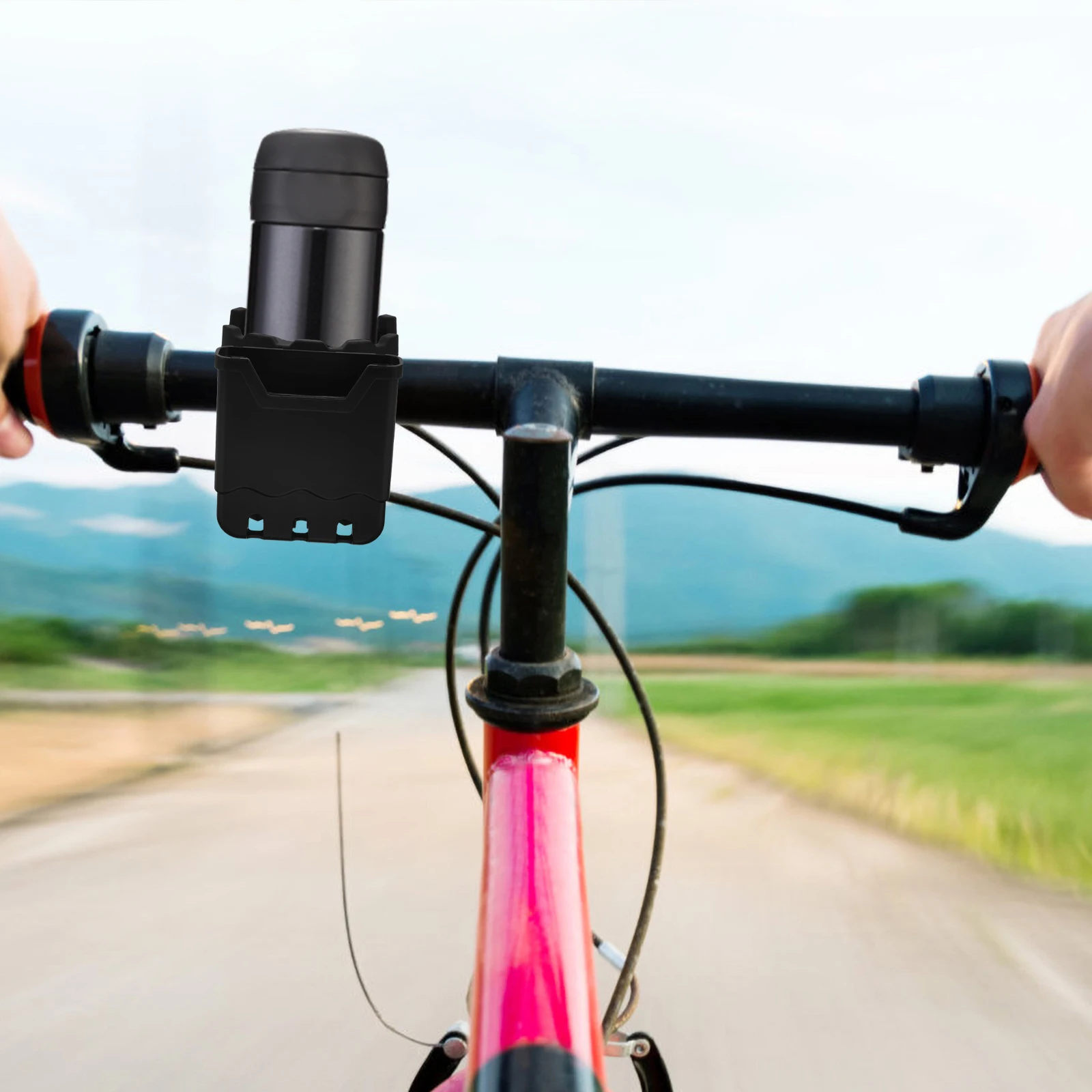 

Wheelchair Cup Holder Detachable Milk Bottle Rack Car Bike Stroller Adjustable Clamp Universal Accessories Health Care